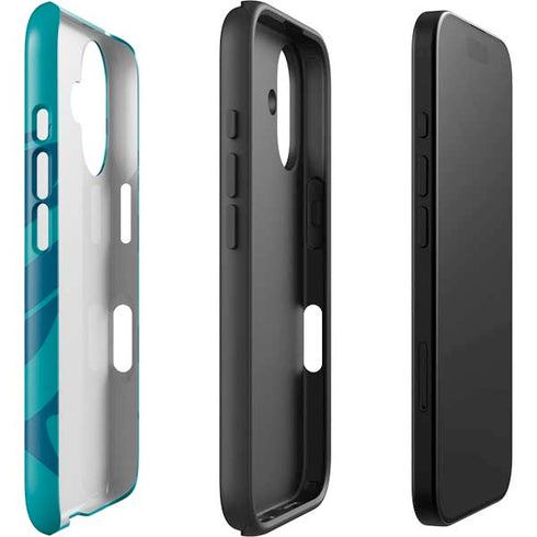 NFL Miami Dolphins Double Vision iPhone 16 Impact Case